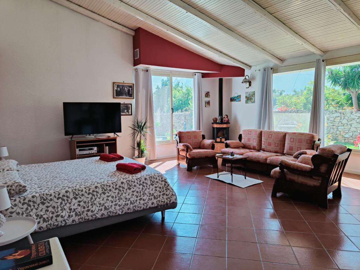 Villa Manzella Piscina Privata Cinisi Buitenkant foto