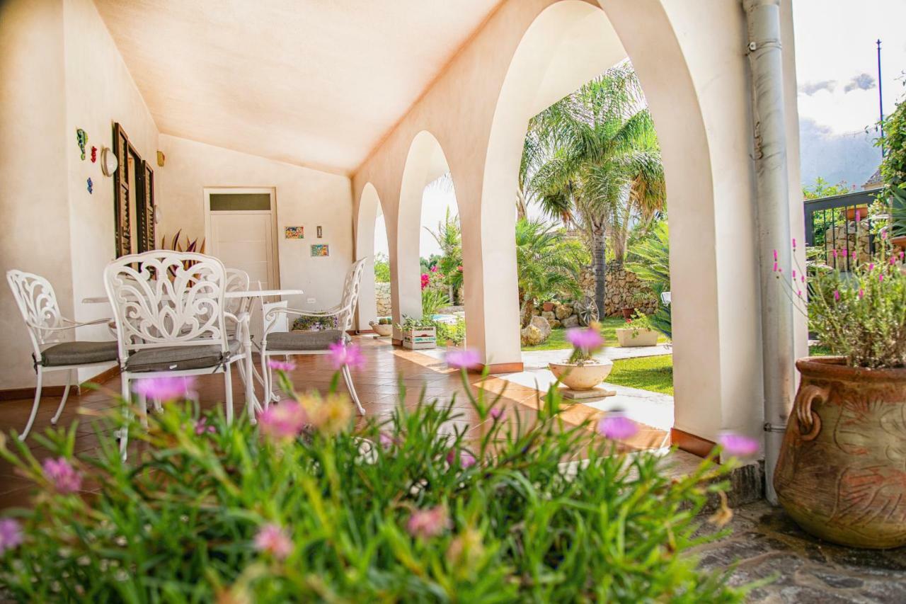 Villa Manzella Piscina Privata Cinisi Buitenkant foto