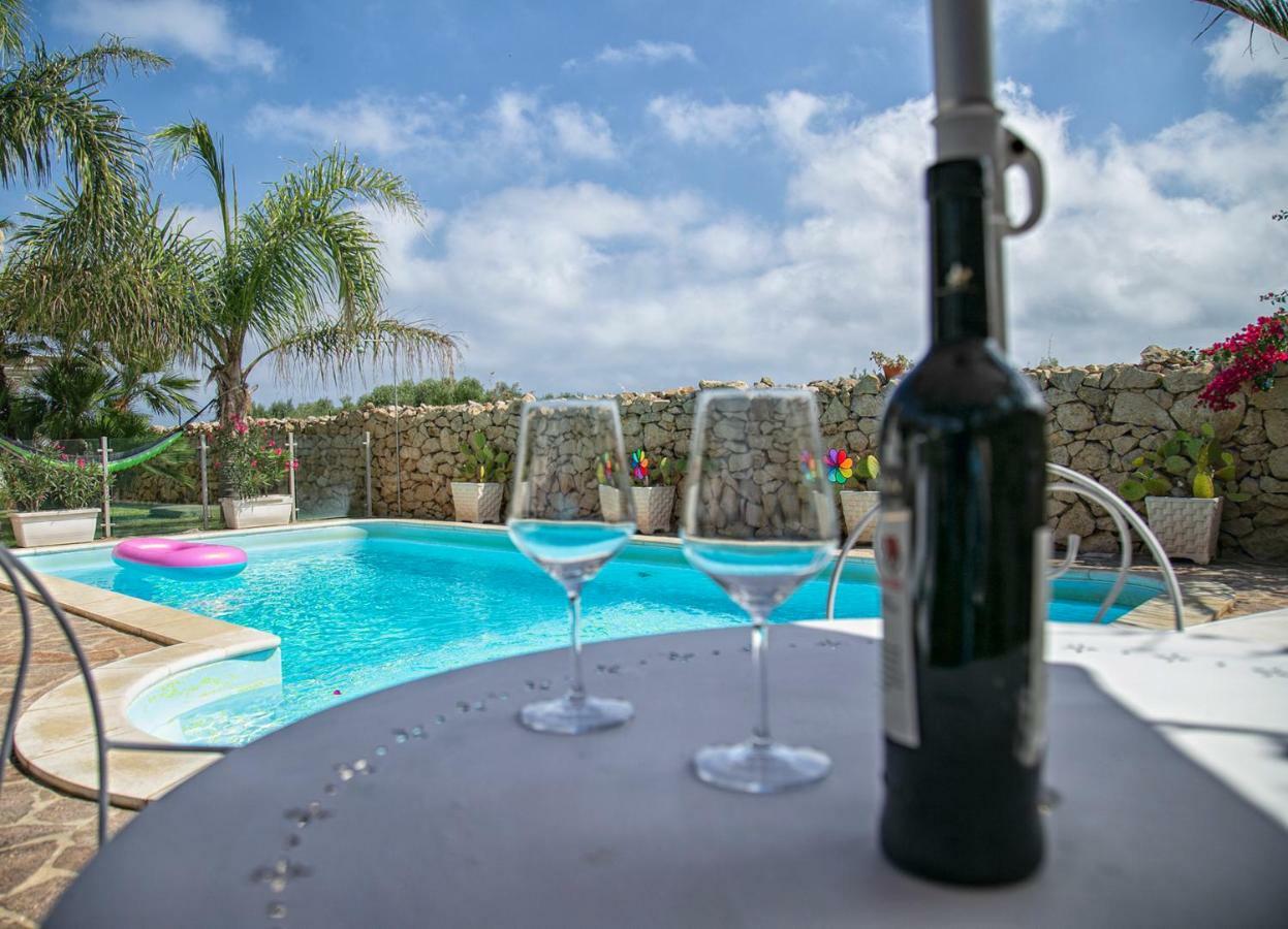 Villa Manzella Piscina Privata Cinisi Buitenkant foto